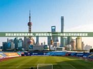 足球比赛犹如热锅沸腾，球迷热情高涨——一场难以忘怀的绿茵盛宴